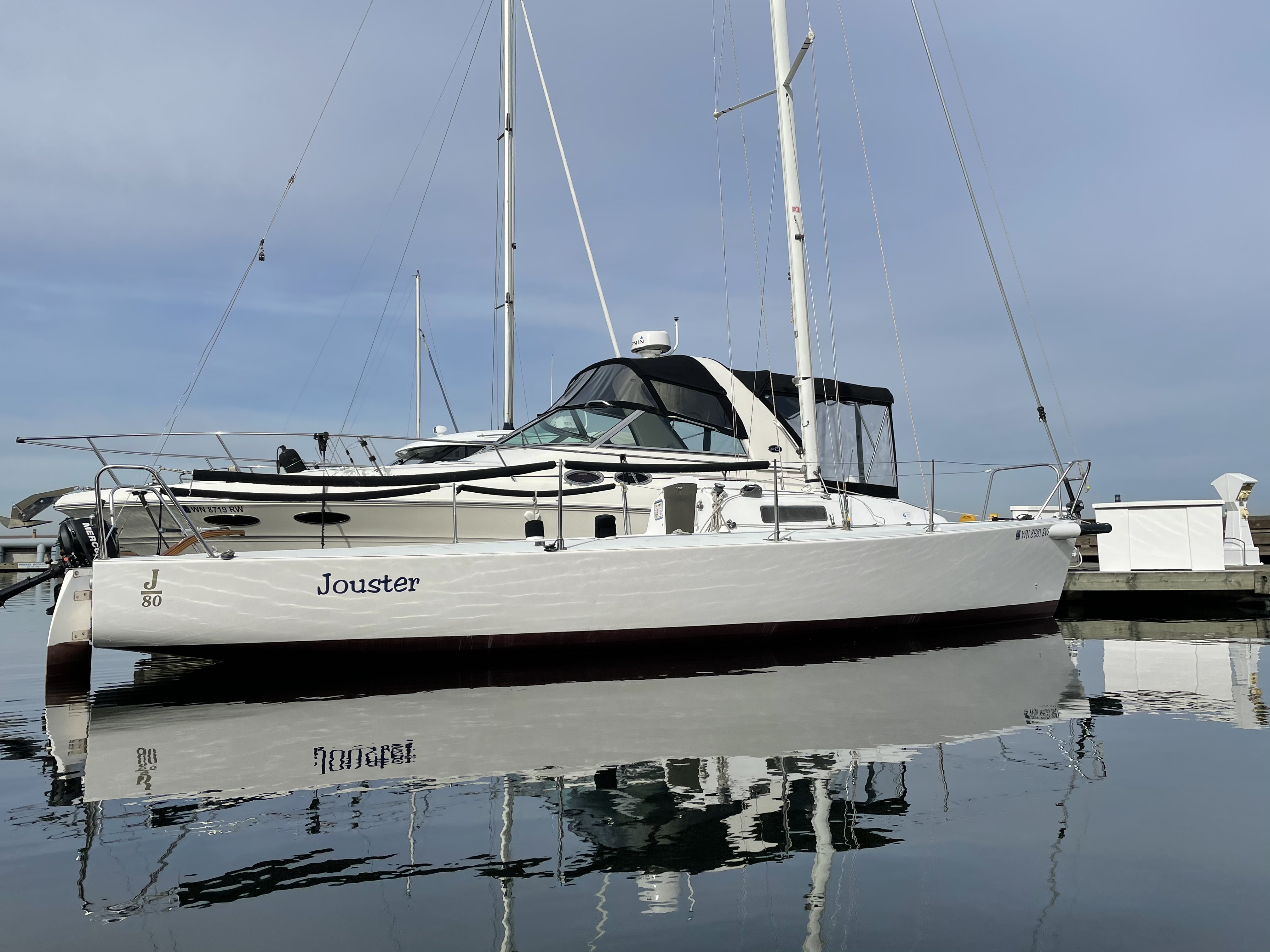 J/80 sailboat "Reckless" during race school at Shilshole